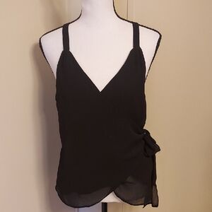 DO+BE Elegant Black Wrap Camisole